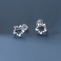 wholesale S925 Sterling Silver Fresh and Sweet Ins Style Niche Design Diamond-Inlaid Star Ear Clip M05728-0-3