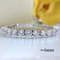 wholesale New 925 Silver High Carbon Diamond Bracelet, European and American Cross-Border Unisex Wear, 4-5-6-7mm-0-14