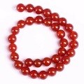 wholesale Metal material natural black red agate scattered beads for bracelet stringing bead hand weaving DIY accessory kit crystal beads-0-3