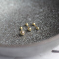 wholesale 9K solid gold classic small ball ear studs for sleeping-0-1