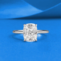 wholesale S925 Silver 7*9 Rectangular Ring for Women, Daily Classic Versatile European and American Cross-Border Live Streaming Style-R1561 White Diamond No. 5