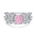 wholesale S925 silver ice-cut ring for women, radiant-cut pink diamond gemstone ring for cross-border wholesale in Europe and America-0-31