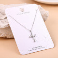 S925 Silver Minimalist Cross Pendant Necklace Wholesale Women's Trendy-0-16