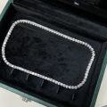 wholesale 925 Silver Moissanite D Color 3-65mm Hip-Hop Single Row Tennis Chain Necklace, Tennis Chain for Men and Women-0-6