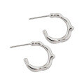 wholesale S925 Sterling Silver 320 Korean Version Irregular Hoop Earrings for Women, Ins Style Small Minimalist Design Ear Accessories-0-4