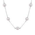 wholesale S925 Sterling Silver High-End White Shell Pearl Series Design Fashion Elegant Women's Choker Necklace-0-5