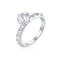 wholesale 925 Sterling Silver Zircon Ring Women's Unique Design Ins。-0-1