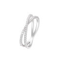 wholesale 925 Sterling Silver Cross Ring for Women, Minimalist Style, Niche Design, High-End Feeling, Diamond-Inlaid Knuckle Ring for Index Finger-0-4