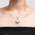 wholesale Pure silver freshwater pearl necklace for women, versatile and unique design, perfect as a gift for girlfriend's mother, elegant and minimalist jewelry-0-2