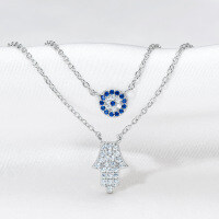 S925 Sterling Silver Butterfly Moissanite Layering Necklace-Style Z [Clearance Sale - Free Shipping] Silver - Zircon  925 Silver