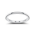 wholesale 9/10/14/18K White Gold/Rose Gold/Yellow Gold Minimalist Cold Tone Plain Ring, Hypoallergenic and Fade-Resistant for Men and Women-0-3
