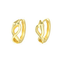 wholesale S925 Sterling Silver Women's Snake Pendant Necklace, French Minimalist Cross-border Trendy-E4529-Gold 925 Silver