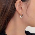 wholesale S925 Sterling Silver New Minimalist Geometric Earrings for Women, Korean Stud Earrings-0-2