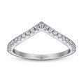 wholesale S925 Silver European and American Pure Silver Ring Pinky Full Diamond Cartier-Style Row Diamond Ring Minimalist Stacking Ring Foreign Trade Silver Jewelry Wholesale-0-2