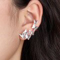 wholesale S925 Sterling Silver Cross-Border Hot-Sell Asymmetric Agile Butterfly Ear Studs Fashionable Light Luxury High-End Earrings for Women-0-2