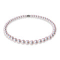 wholesale 18K Gold Japanese Akoya Natural Seawater Pearl Necklace, Tennyo Grade, Strong Luster, Round Bead Strand, Collarbone Chain-0-4