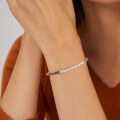 wholesale S925 Sterling Silver Cloud-Pattern Bracelet with Baroque Pearl Accents, Simplified Wholesale-0-2