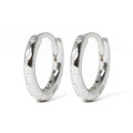 wholesale S925 Sterling Silver Micro-Inlaid Zirconia Circle Hoop Ear Clasp Geometric Fashion Retro Trendy Earrings-0-10