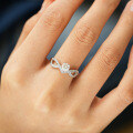 S925 Silver Asymmetric Moissanite Ring for Women Wholesale-0-2