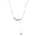 Metal Star Tassel Necklace for Women, Ins Minimalist Design, Luxurious and Versatile-0-3