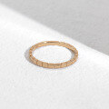 wholesale 18K Rose Gold Plain Ring Ladies Jewelry 9K White Gold Light Gold Tail Ring 14K Rose Gold Couple Rings-0-0