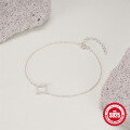 wholesale S925 Sterling Silver Geometric Diamond Rhombus Bracelet for Women, Trendy and Versatile-0-3
