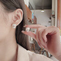 wholesale S925 Sterling Silver Korean Style Minimalist Ins Craft Versatile Daily Stud Earrings-0-3