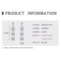 S925 Sterling Silver D Color Moissanite Fringe Earrings for Women-0-16