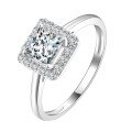 Metal Diamond Ring for Women, Minimalist and Fashionable-0-3