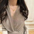 wholesale S925 silver new style gold brushed serpent necklace, cross-border hot item for Xiaohongshu live streaming-0-3