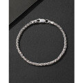 wholesale S925 Sterling Silver Round Chopin Men's Bracelet Hip-Hop Trendy Personality Retro Niche Unisex Simple and Elegant Hand Accessory-0-0