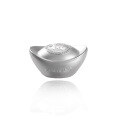 wholesale 999 Solid Silver Yuan Bao, Solid Bright Surface, Ancient Craftsmanship, Smooth Finish, Pure Silver Decorative Piece for Collection and Investment, Direct Factory Sales of Silver Ingots-0-4