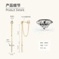 S925 Sterling Silver Minimalist Dual-Wear Ear Studs, Ins Style-0-21