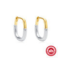 wholesale S925 Sterling Silver Classic U-Shaped Versatile Hoop Earrings for Women, Hot Selling INS Fashion Earrings-0-0