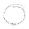 wholesale 925 Sterling Silver Minimalist H Letter Bracelet, Ins Korean Japanese Style, Cold Tone Small Niche Design, Best-Selling Women's Jewelry-0-4