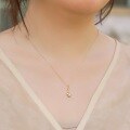 wholesale S925 Sterling Silver Korean Fashion Minimalist Women's Necklace, Light Luxury Niche Design Versatile Zircon Pendant Collarbone Chain Wholesale-0-1