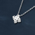 S925 Silver Moissanite Four-Leaf Clover Pendant Necklace, Trending Ins Style-0-1