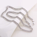 wholesale 925 Sterling Silver 5mm Cuban Link Chain Necklace for Men, Hip Hop Whip Chain, Bold and Versatile Men's Collarbone Necklace with a Premium Feel-0-2