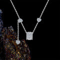 Sterling Silver Minimalist Pendant Adjustable Chain Necklace Wholesale-0-1