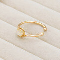 wholesale S925 Gold Plated 14K Gold with White Shell Ear Clips, Minimalist and Versatile-0-3
