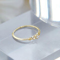 wholesale 10K Gold Japanese Retro Luxury Hollow Moissanite Ring Jewelry Manufacturer Wholesale-0-3