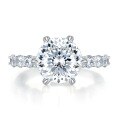 wholesale 925 Silver New 5ct Firework Cut Aurora Six-Prong Ring for Women, High-End Rich Lady Style Ring-0-5
