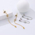 wholesale 925 Sterling Silver Full Inlaid Zircon Evil Eye Ear Studs Women Ins European Minimalist Fatima Hand Earrings-0-1