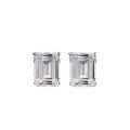 wholesale S925 Silver Simulated Emerald Cut 7*9mm Rectangular Pagoda Earrings for Women, AliExpress Cross-Border-0-4