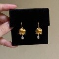 wholesale 925 Sterling Silver Raindrop Lily of the Valley Earrings, New Chinese Retro Brushed Lily Flower Earrings with High-End Sense Tassel Drop Earrings for Women-0-1