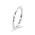 wholesale 999 Solid Silver Cold Minimalist Style Solid Closed Band Ring for Women Light Luxury High-End Sense Silver Tail Ring Cross-Border E-commerce-0-16