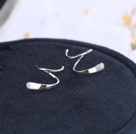 wholesale Sterling Silver Geometric Rotating Earrings For Women, Korean Style Minimalist And Elegant, Unique Creative Design, Niche Dangle Earrings-139ED-for 925 silver