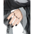 wholesale S925 Sterling Silver Minimalist Small Niche Ins Stackable Thin Ring for Women-0-2
