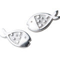 wholesale S925 Sterling Silver Small Fresh Cute Fish Ear Studs Mini Marine Animal Ear Accessories for Women E6706-0-4