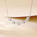 wholesale 925 Silver Tonglin New Women's Necklace Versatile Fashion Pure Silver Pendant High-End Sense Necklaces-0-2